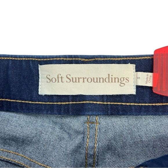Soft Surroundings The Ultimate Denim Relaxed Straight Leg Jeans Size Small 6 / 8 - Picture 6 of 8